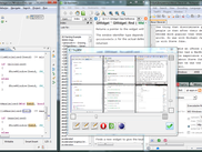 The result of applying the layout.